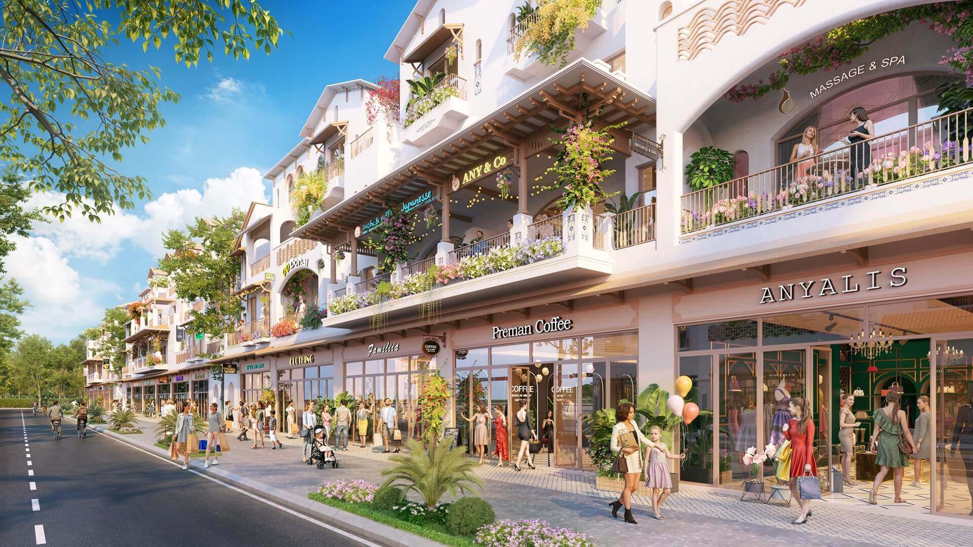 shophouse sun group mê linh